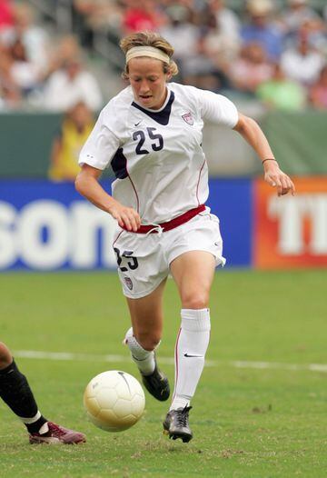 Rapinoe during her first matches with the United States Women's National Team