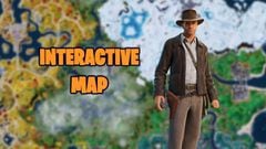 Fortnite interactive map: all locations, characters, weapons, quests...