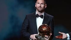 Messi con el Balón de Oro.