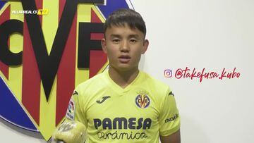 Ya tiene a Villarreal en el bolsillo: Kubo, pronunciando 'groguets' en su primer mensaje a la afición