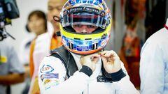 Fernando Alonso en Singapur.