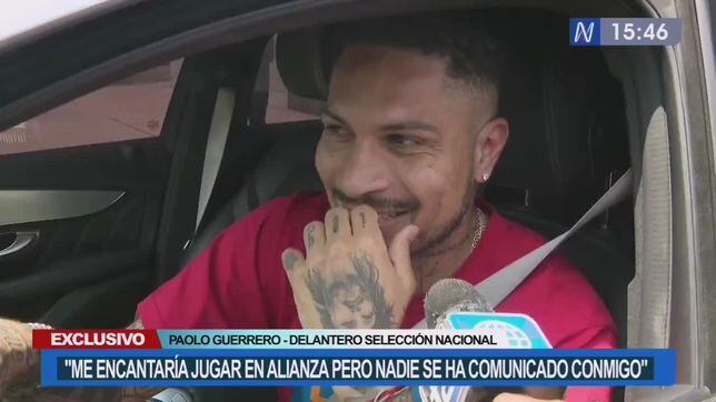 Paolo Guerrero se contradice: ve posible jugar en Alianza Lima