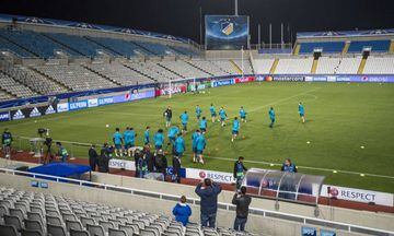Real Madrid training at GSP stadium in Nicosia