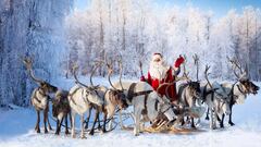 ¿Cómo se llaman los renos de Santa Claus?