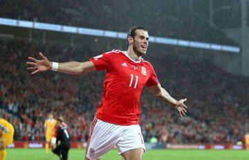Bale scored twice in Wales' 4-0 win over Moldova on Monday night.