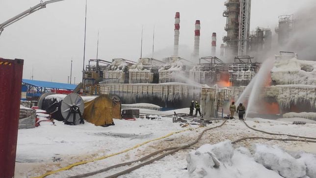 Ucrania ataca una terminal de gas junto a San Petersburgo