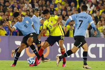 La Selección Colombia Sub 20 enfrentó a Uruguay en el primer partido del hexagonal final del Sudamericano en el estadio El Campín.