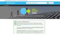 Certificado Verano Coronavirus Argentina: requisitos y cómo y dónde sacar el permiso