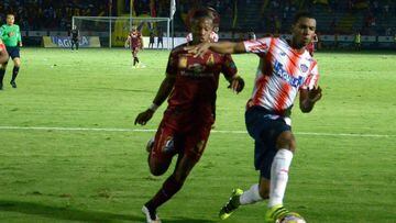 Junior y Tolima empataron sin goles en el partido de ida de la Copa Águila