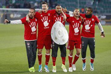 Bayern clinch record 26th Bundesliga title - in pictures
