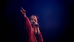 Florence Welch, el motor artístico de Florence and The Machine, en un momento de su actuación en el Mad Cool 2022.