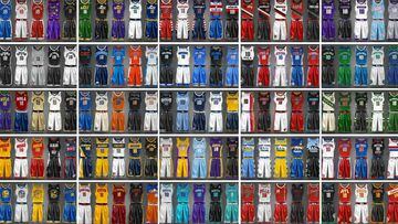 Así podrían ser los uniformes de la NBA de la próxima temporada