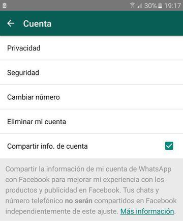 Los acuerdos que Facebook oblig&oacute; a aceptar a todos los usuarios de WhatsApp si quer&iacute;an seguir usando la app