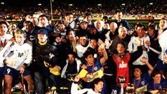 Boca Juniors celebrando el t&iacute;tulo de la Copa Intercontinental.