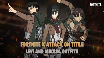 Levi and Mikasa from Shingeki no Kyojin join Eren in Fortnite: All the info
