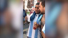 Piel de gallina: el gesto de los fans argentinos con un brasileño que define lo mejor del fútbol