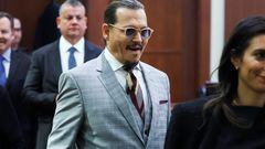 Actor Johhny Depp arrives at the start of the day during his defamation trial at the Fairfax County Circuit Court in Fairfax, Virginia, U.S. May 26, 2022. Michael Reynolds/Pool via REUTERS