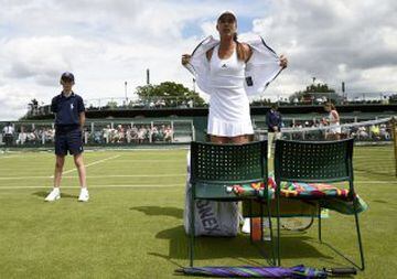 Ana Ivanovic en Wimbledon en 2016.