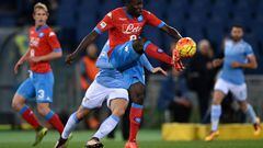 Kalidou Koulibaly keeping it tidy at the back against Lazio.