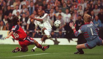 Nicolas Anelka, pictured during his brief time at Real Madrid.