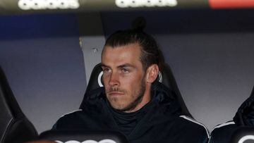 Bale, en el banquillo del Real Madrid.