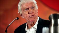 Dick Van Dyke’s car slid off the road amid heavy rainfall in Los Angeles county on March 15.