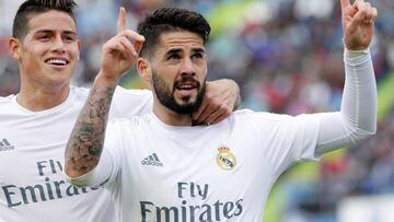 Isco and James, making the most of getting in the starting XI