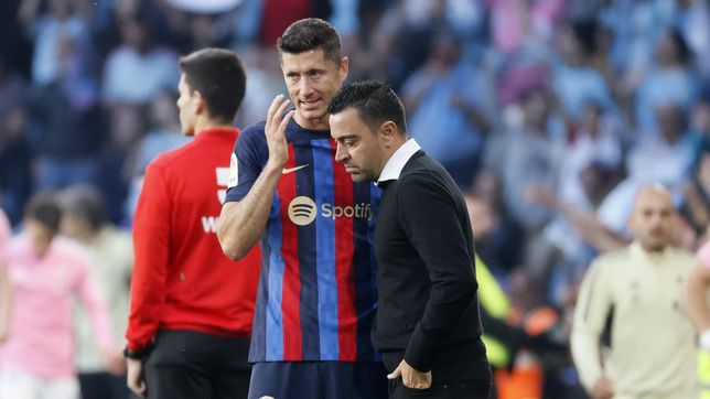 Lewandowski fue fichado por Xavi en un parque de atracciones