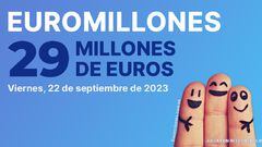 Euromillones: comprobar los resultados del sorteo de hoy, viernes 22 de septiembre