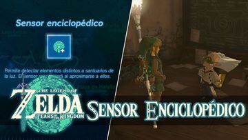 the legend of zelda tears of the kingdom nintendo switch guia sensor enciclopedico como se consigue