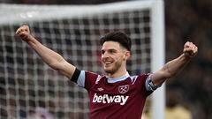 A number of major Premier League clubs are chasing West Ham and England’s Declan Rice, who is one of the most sought-after midfielders on the market.