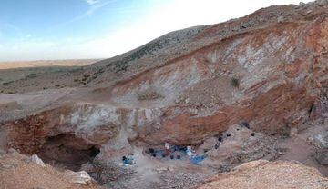 El yacimiento de Jebel Irhoud en Marruecos, el lugar en el que han encontrado los restos de homo sapiens más antiguos.