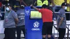 As&iacute; fue la revisi&oacute;n del VAR en la jugada de gol anulada a Yerry Mina en Colombia vs Ecuador.
