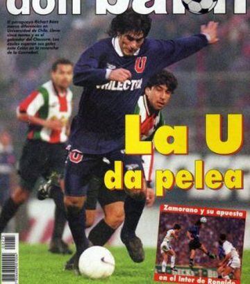 El atacante llegó el 1997 a la U y ese mismo año fue goleador de la Primera División.