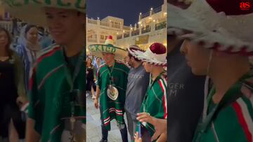 ¡Se armó la fiesta tricolor! La afición de México ya luce en Qatar