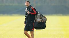 Giggs, en su etapa como entrenador del Manchester United.