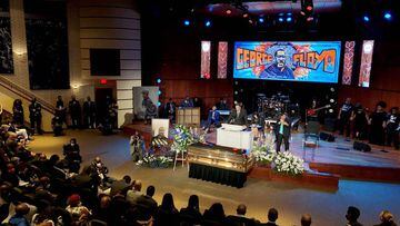 Activistas por los derechos civiles, atletas y otras celebridades se unieron a la familia de Floyd en el primer funeral en su honor este jueves en Minneapolis.