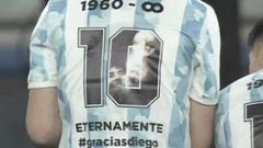 La selecci&oacute;n argentina Sub-23 sali&oacute; con una camiseta especial ante Jap&oacute;n y guard&oacute; un minuto de silencio por las muertes de los tres astros fallecidos. Adem&aacute;s, se colocaron pancartas en honor a los mismos.