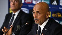 Florence (Italy), 02/09/2023.- Italy's national soccer team head coach Luciano Spalletti attends a press conference in Coverciano in Florence, Italy, 02 September 2023. (Italia, Florencia) EFE/EPA/CLAUDIO GIOVANNINI
