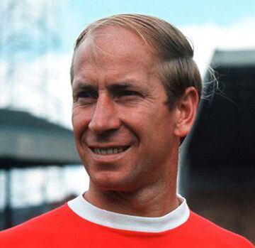 Bobby Charlton: El crack inglés disputó el mundial de Chile 1962 junto a su selección. 