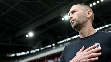 Duesseldorf (Germany), 23/09/2022.- Head coach of the US national soccer team Gregg Berhalter looks on prior to the International Friendly soccer match between Japan and US in Duesseldorf