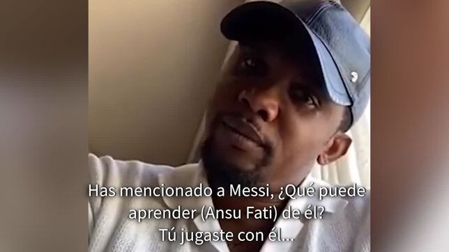La declaración de Eto'o en el vestuario con Messi