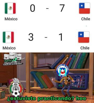 Los memes del México - Chile, amistoso de Fecha FIFA