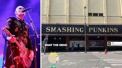 Teatro Metropólitan escribe mal el nombre de The Smashing Pumpkins y la banda se burla