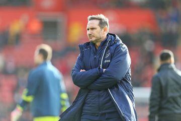 Everton Manager Frank Lampard before the English championship Premier League football match between Southampton and Everton on February 19, 2022 at St Mary's Stadium in Southampton, England - Photo Shaun Boggust / Colorsport / DPPI