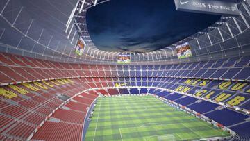 Mock-up of how the new Camp Nou is expected to look in 2021