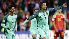 Portugal vence a Andorra gracias al rescate de Cristiano Ronaldo