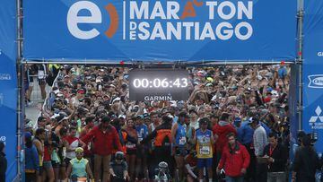La colorida jornada del Maratón de Santiago, en imágenes