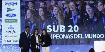 Spain's U-20, U-19 and U-17 women's football teams are recognised for their successful 2018.