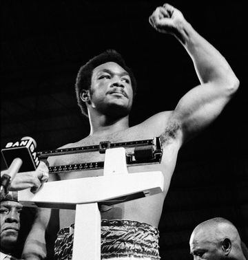 El gran rival de Ali. 75 victorias 6 derrotas. 'Rumble in the Jungle', contra Muhammad Ali, está considerada como la mejor pelea de la historia del boxeo.